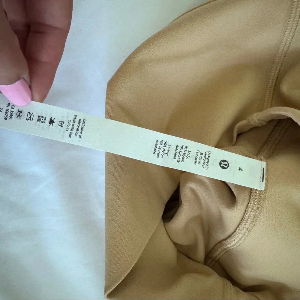 🆕🧡 Lululemon Nulu High Rise Yoga Crop 23” - Pecan Tan - Picture 9 of 12
